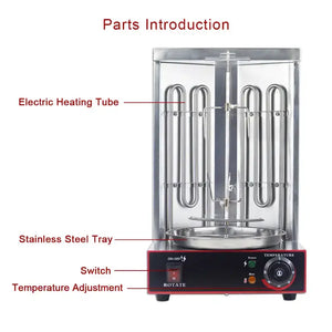 Electric Vertical Broiler-50-300℃ Adjustment