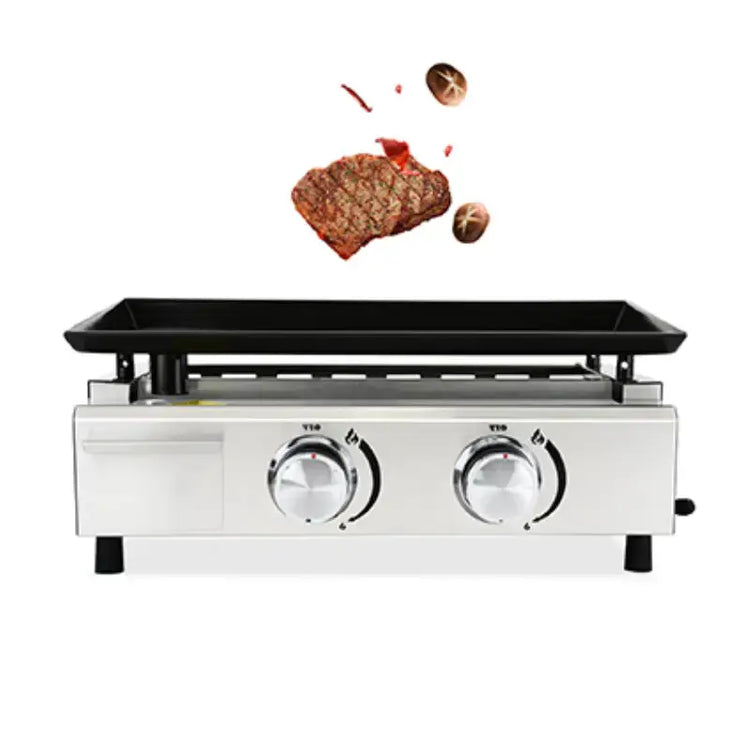 Gas Griddle-with 2 burners