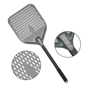 30.7 in Pizza Peel- 9 in Square Perforated-Aluminum