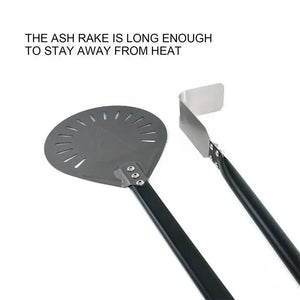 47.5 in Pizza Peel-Ash Rake-Kit-Aluminum