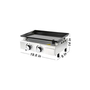 Gas Griddle-with 2 burners