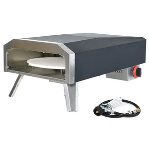 Stainless Steel Portable Gas Pizza Ovens-with Automatic Rotation System