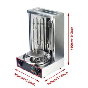 Electric Vertical Broiler-with Catch Pan-50-300℃ Adjustment