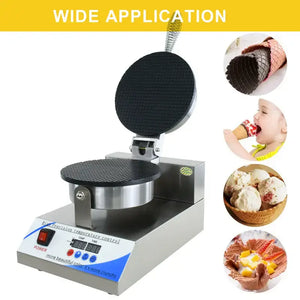 1200W Ice Cream Cone Machine-with Digital Display