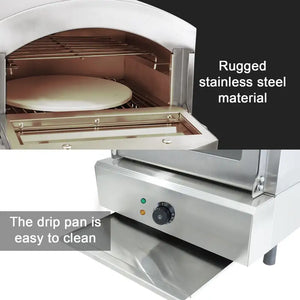 Pizza Oven Countertop-with  12 In Pizza Stone