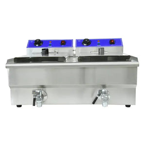 Commercial Electric Deep Fryer-with 13*2 Tanks