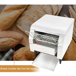 300PCS/h-Double Heating Elements Conveyor Toaster