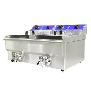 Commercial Electric Deep Fryer-with 13*2 Tanks