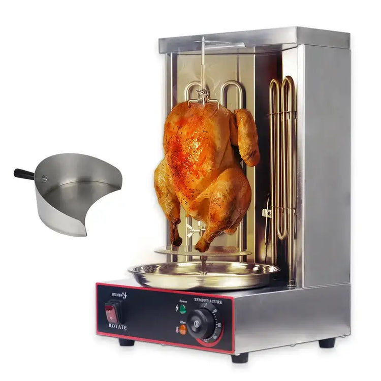 Electric Vertical Broiler-with Catch Pan-50-300℃ Adjustment