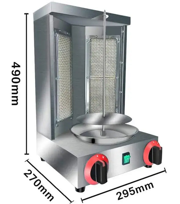 Shawarma Machine-with 2 Burner-LPG/NG