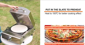 Gas Burner Pizza Oven-Outdoor Portable