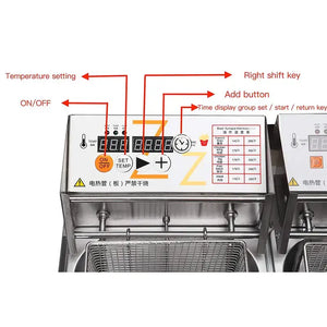 11L Deep Fryer-with Double Tanks