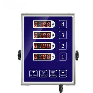 4 Channels Kitchen Timer-Blue vertical