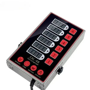 6 Channels Kitchen Timer-Red vertical